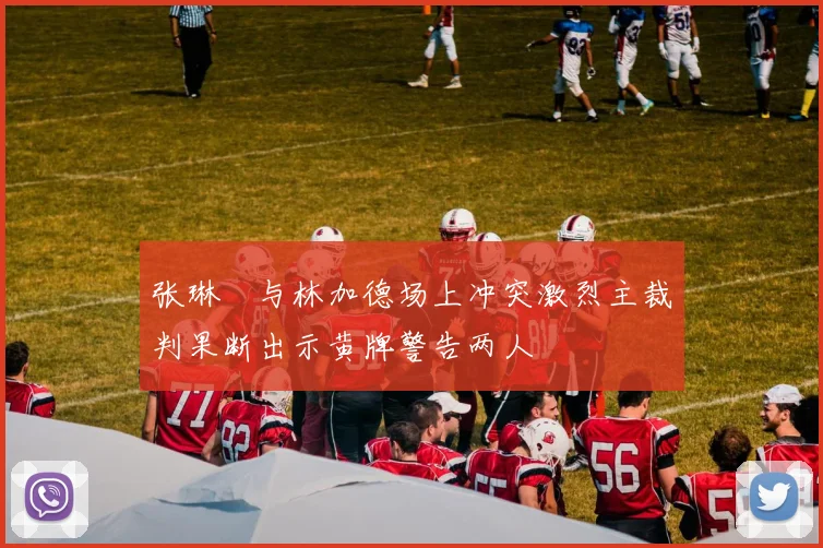 张琳芃与林加德场上冲突激烈主裁判果断出示黄牌警告两人